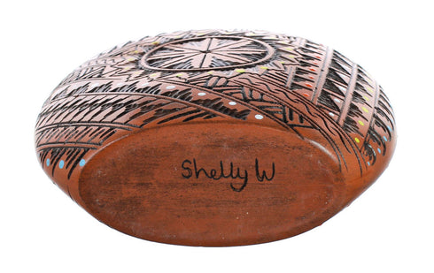 Hand Crafted Navajo Pot By Artist Shelly Watchman JX130397